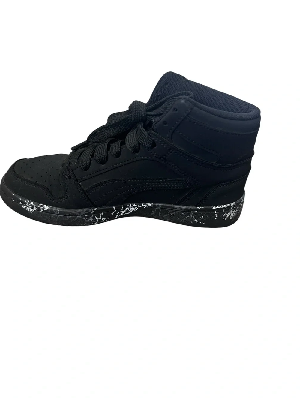 Puma Kids' Rebound LayUp Mountain Park High Top Sneakers Size 4/22CM